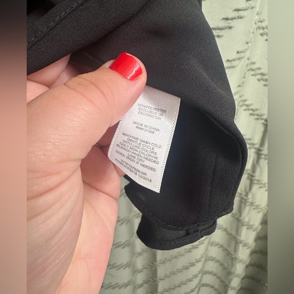 Socialite black lace tank top size XL - Picture 6 of 7